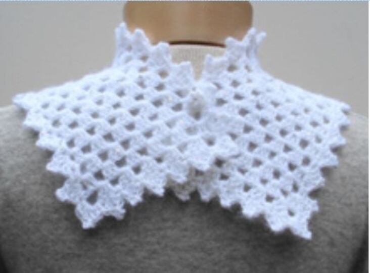 Flower Square Collar - PA-124e