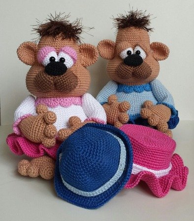 Lise & Lotte - Crochet Pattern, english