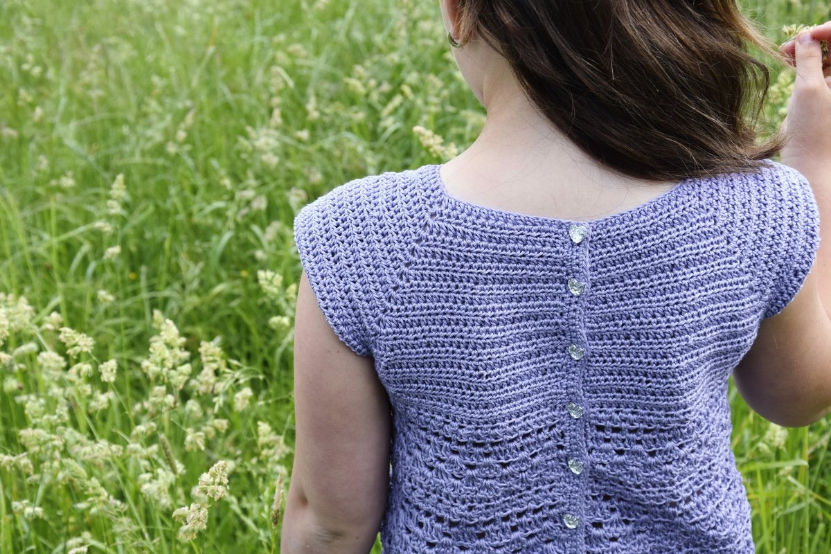 - CELIA - Allroundtalent Top, Weste, Jäckchen im RVO häkeln, alle Größen ab 74-56, anderes Garn auch Bobbel möglich - Bild 9