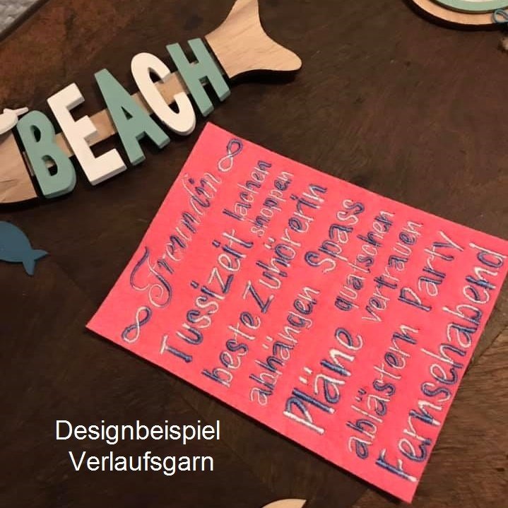 Stickdateien DieBesten Freund Freundin Schwester Bruder für den 13x18 Rahmen - Bild 2