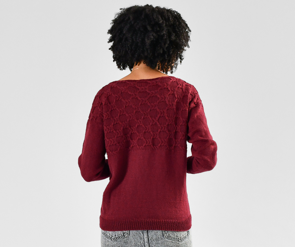 Anleitung für Zopfmusterpullover "Iva"