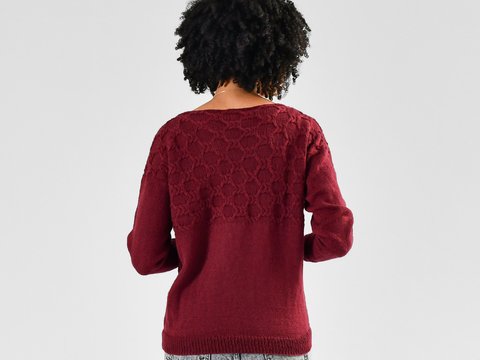 Anleitung für Zopfmusterpullover "Iva"