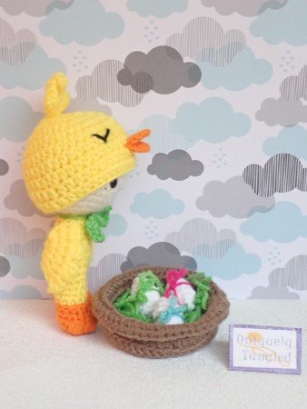 Felton in Chick Costume- Crochet Amigurumi PDF- English