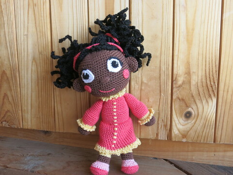 miss Elaina - crochet doll