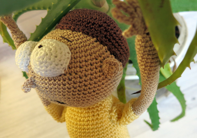 Morty - inspired crochet doll