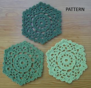 Pattern Hexagonal Table Mats - PH-102