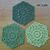 Pattern Hexagonal Table Mats - PH-102