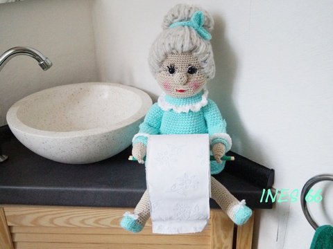 Toilettenpapierhalter Oma Ursula