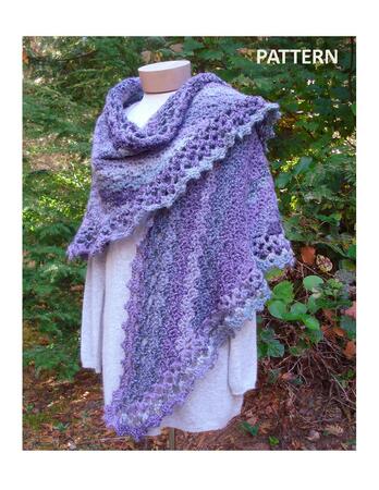 Pattern Barcelona Shawl - PW-106