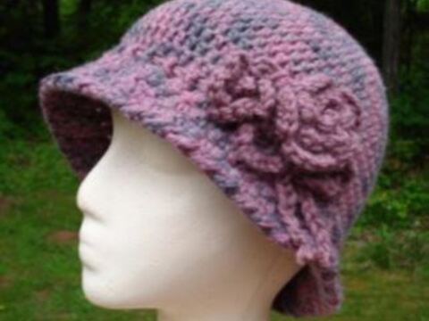 Down Brim Cloche - PA-107