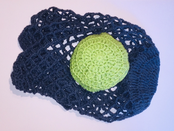 Beutel "Mach dich klein" - Häkelanleitung