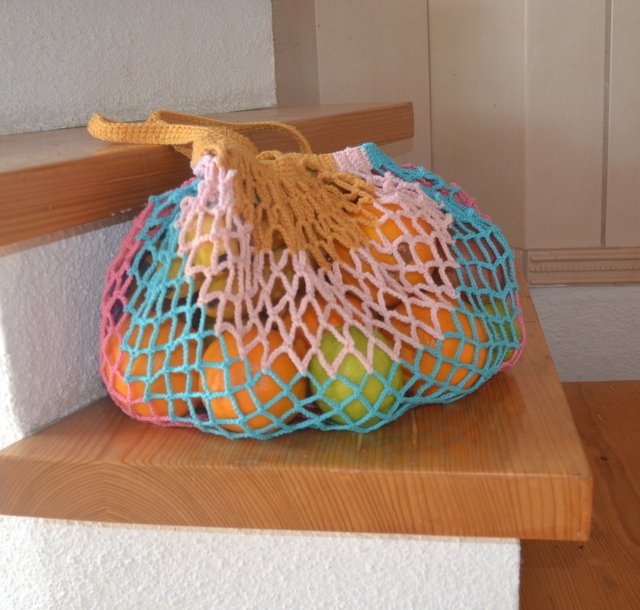 Einkaufsnetz * Einkaufsbeutel * Tasche * Häkelanleitung - Bild 2