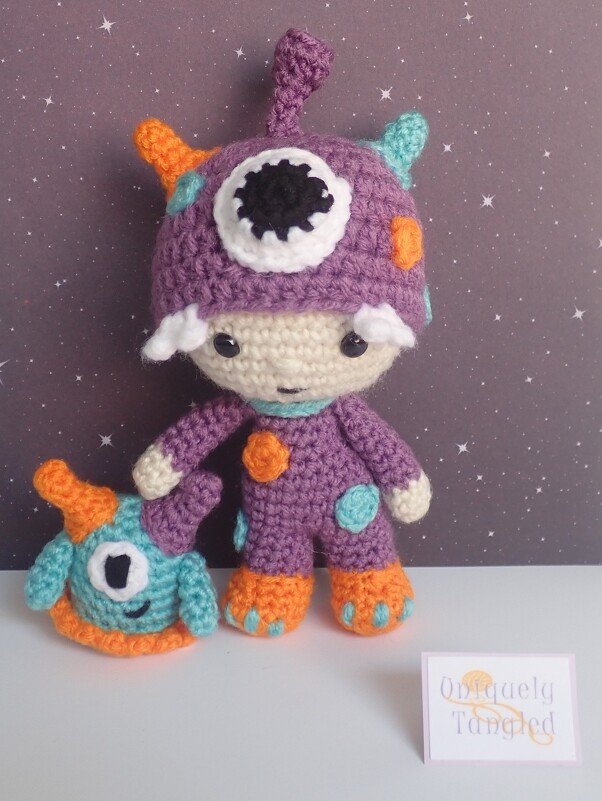 Felton in Monster Costume- Amigurumi PDF- English - Image 5