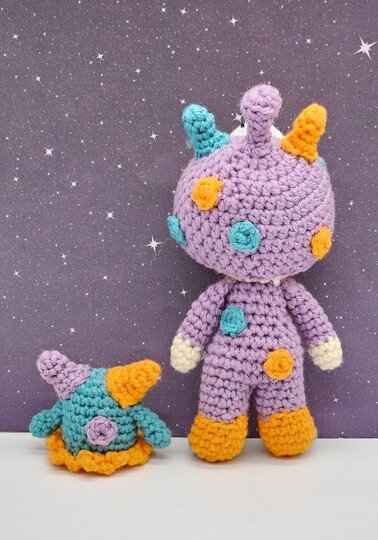 Felton in Monster Costume- Amigurumi PDF- English