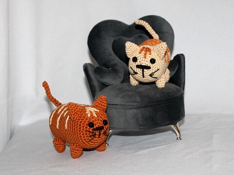 Tim und Tom die Minikatzen Häkelanleitung