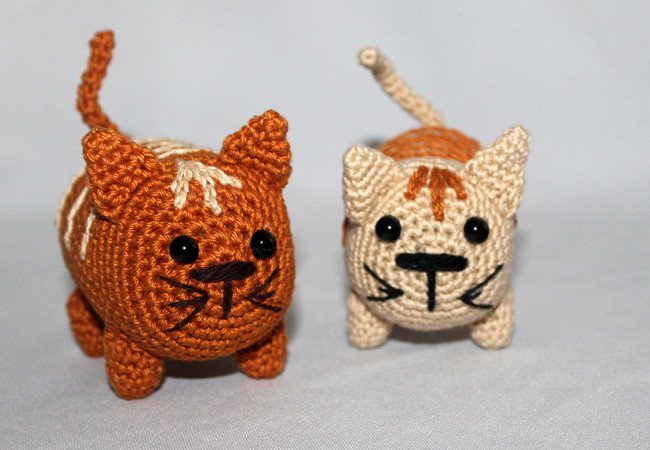 Tim and Tom the mini cats crochet pattern