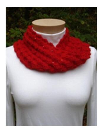 Pattern Sequined Mobius Cowl - PA-130a