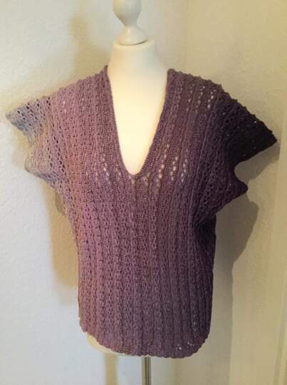 Tunika Antje häkeln Häkeltunika Shirt Häkelshirt Oberteil