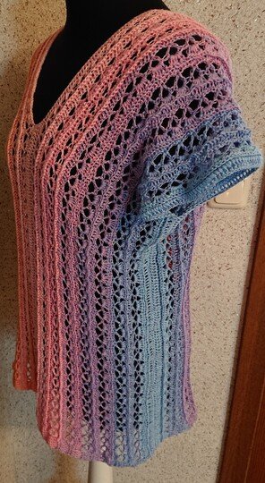 Tunika Antje häkeln Häkeltunika Shirt Häkelshirt Oberteil