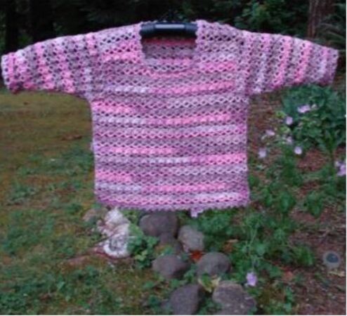 Pattern Pullover Sweater for Baby - PB-202