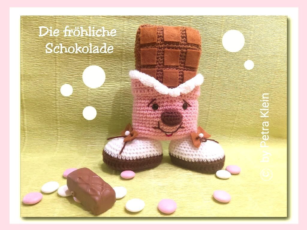 Häkelanleitung / Amigurumi / Die fröhliche Schokolade