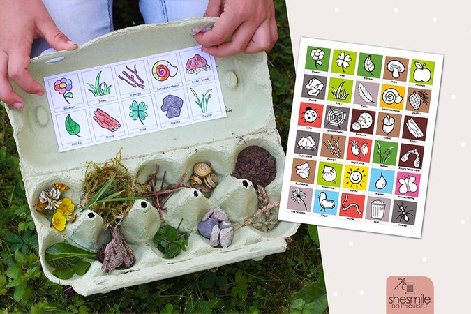 Natur Bingo Fur Kinder Druckvorlagen Und Spielideen