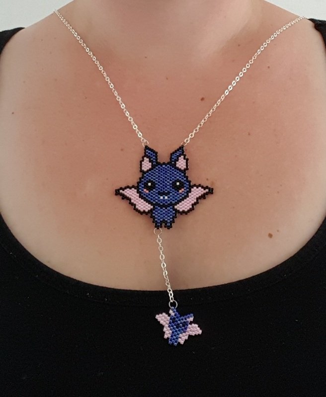 Gregor die Fledermaus / Schmuckanhänger / Charm / Ohrring