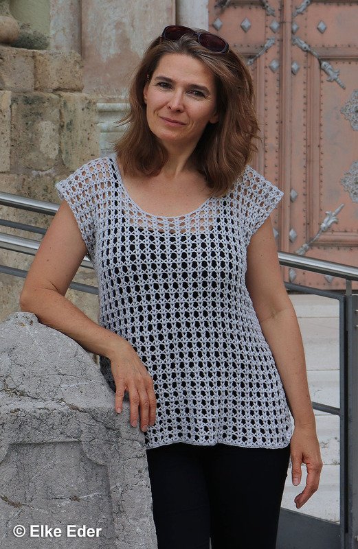 Netzshirt, Tunika "Mayla" - Häkelanleitung