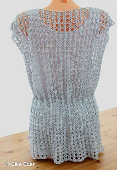 Netzshirt, Tunika "Mayla" - Häkelanleitung