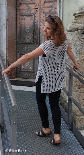 Netzshirt, Tunika "Mayla" - Häkelanleitung