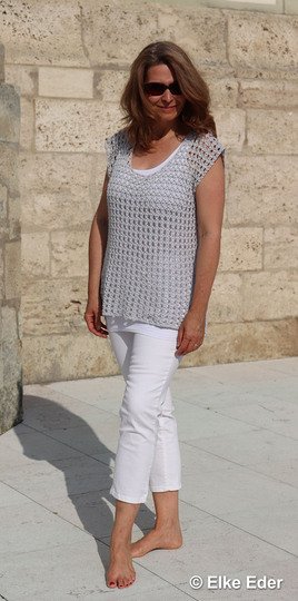 Netzshirt, Tunika "Mayla" - Häkelanleitung