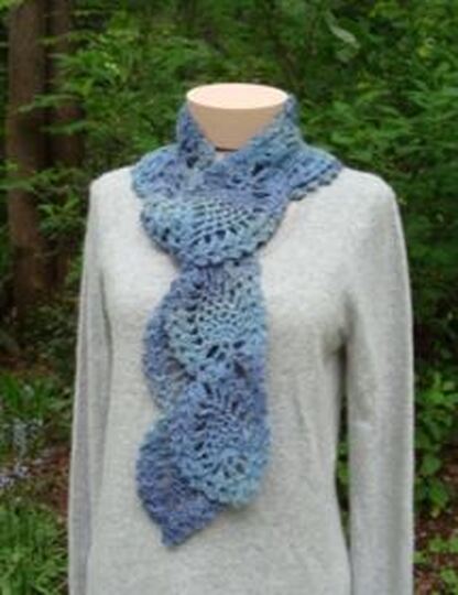 Cascading Pineapples Scarf - PA-301