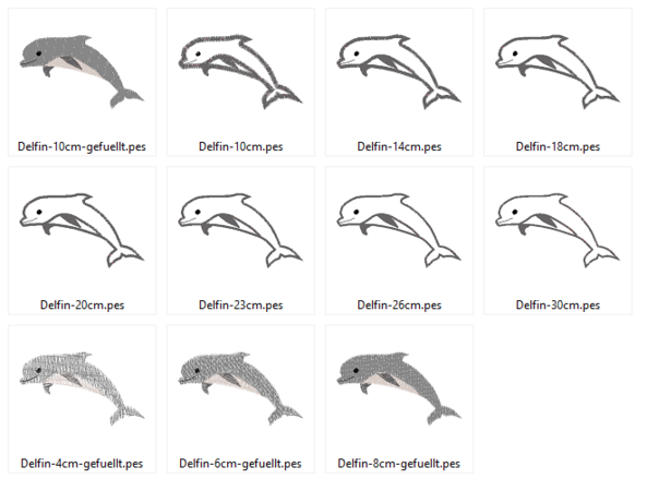 Schnittmuster delfin kostenloses Über 7.000