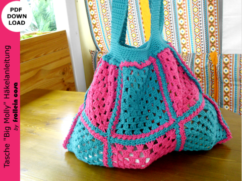 Häkelanleitung Häkeltasche "Big Molly"