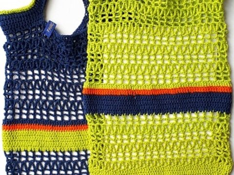 Einkaufstasche gehäkelt