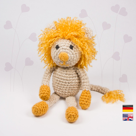 Lion 'Lothair' • LuckyTwins • Amigurumi crochet pattern
