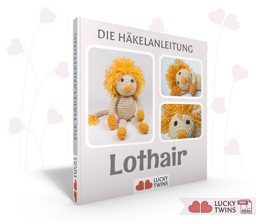 Lion 'Lothair' • LuckyTwins • Amigurumi crochet pattern