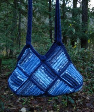 Patchwork Squares Bag - PA-216 - Image 2