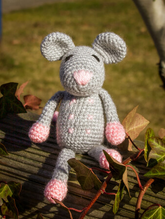 Rat 'Rosalie' • LuckyTwins • Amigurumi crochet pattern (3 sizes)