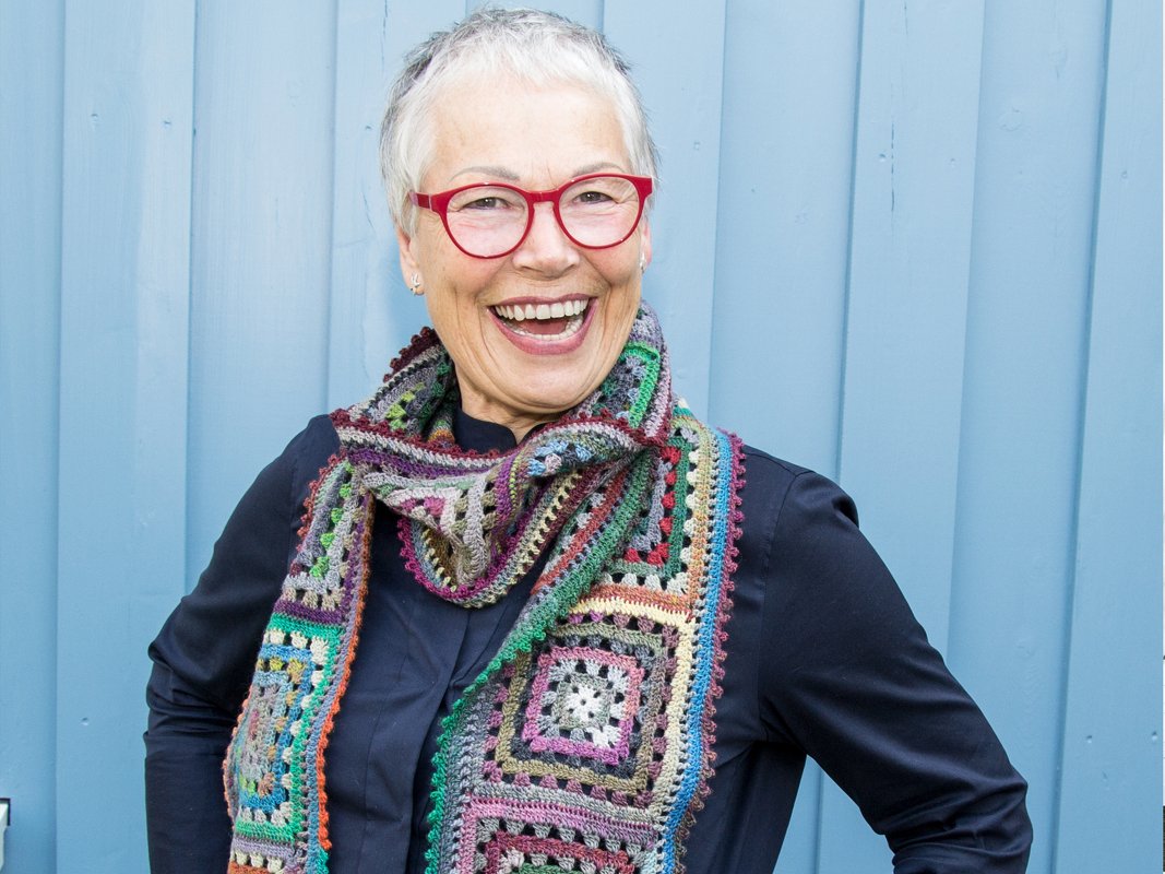 Karo-Schal im Vintage-Look