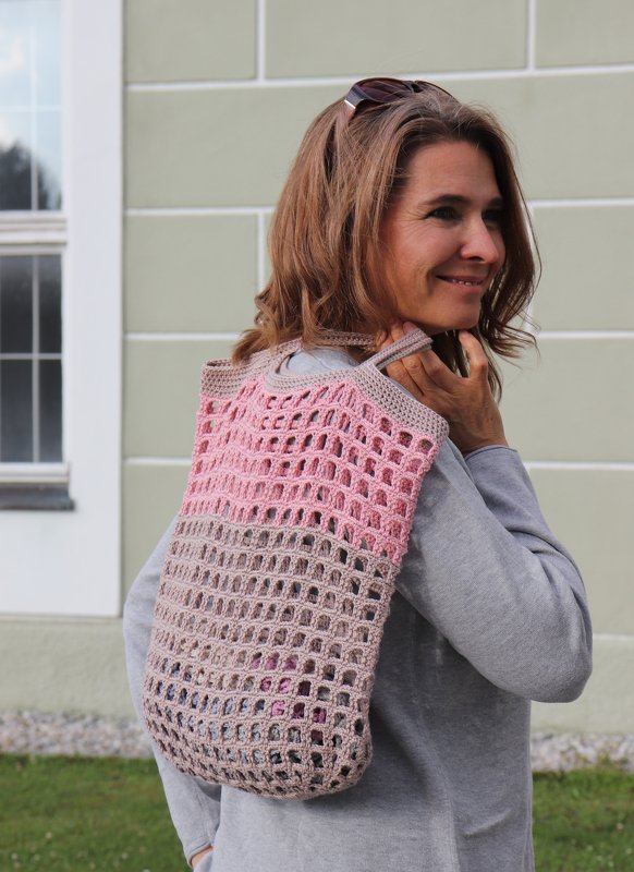 Shopping Bag, Tote Bag “Caro-Line” - Crochet Pattern - Image 3