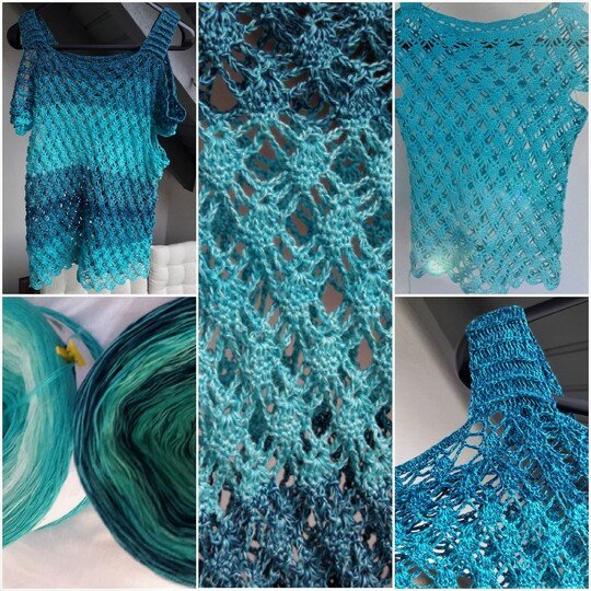 Sommer - Häkeltop "Cascada"