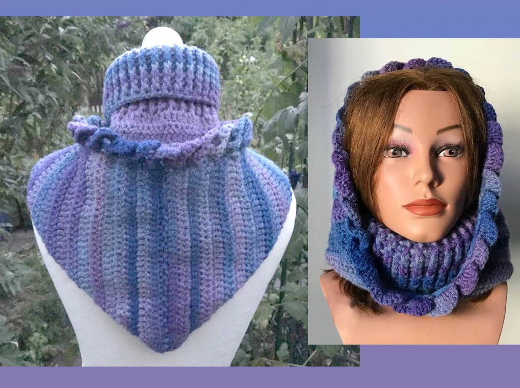 warmer Rollkragen mit Hoodie