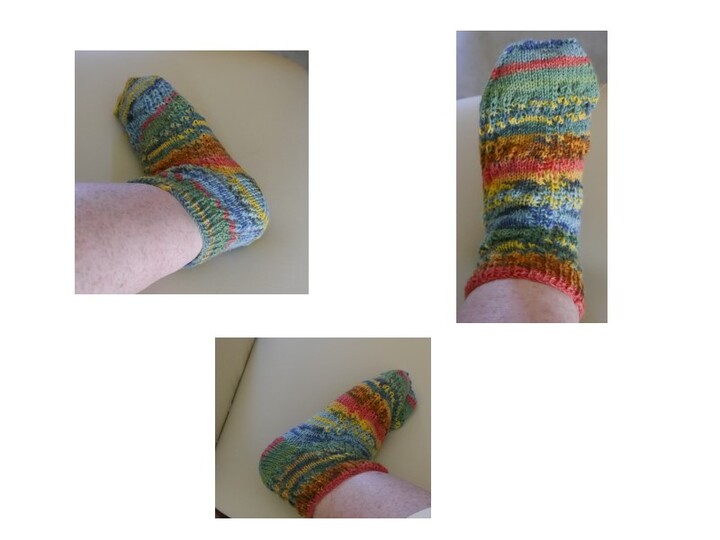 Strickanleitung Socke Anraku mit Dreiecksferse