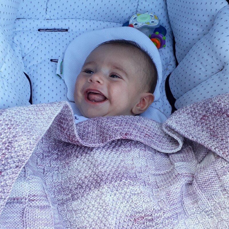 Strickanleitung Babydecke "Raik"