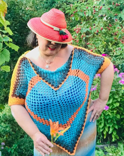 sehr einfaches Tunika/ Shirt  "Frau Kohlbauer"