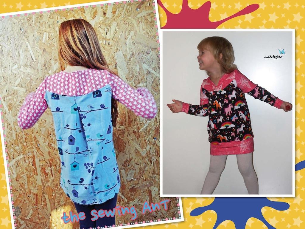 Mädchen Shirt *STARLIGHT* von klecksMACS - Nähanleitung - Bild 3