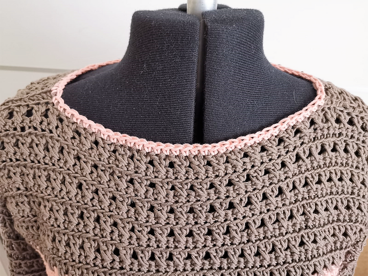 Häkelpulli "Wave" für alle Größen geeignet