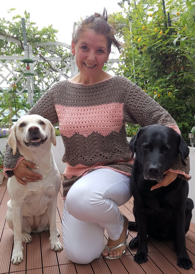 Häkelpulli "Wave" für alle Größen geeignet