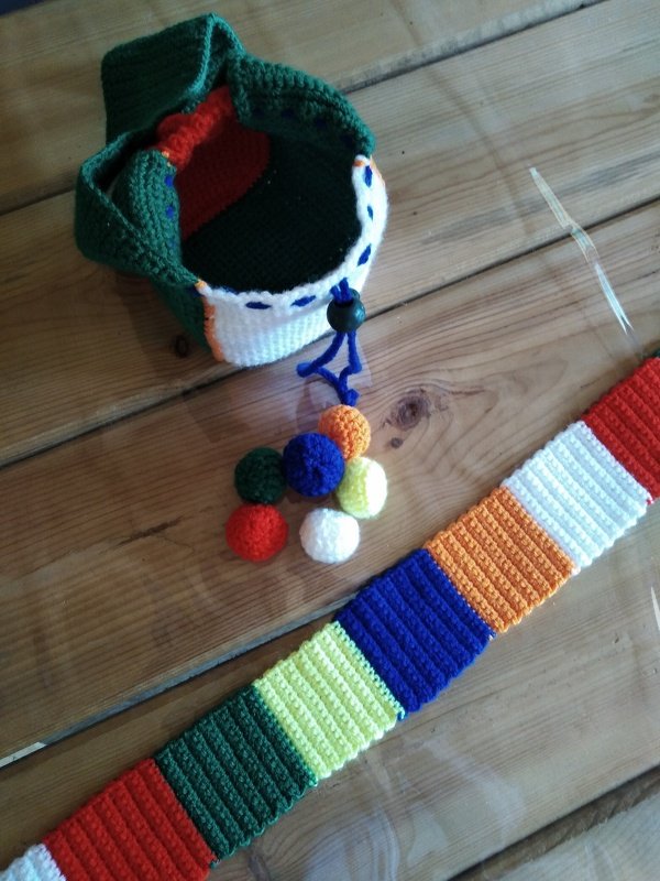 Das kunterbunte Zähl- und Farblern- Spiel